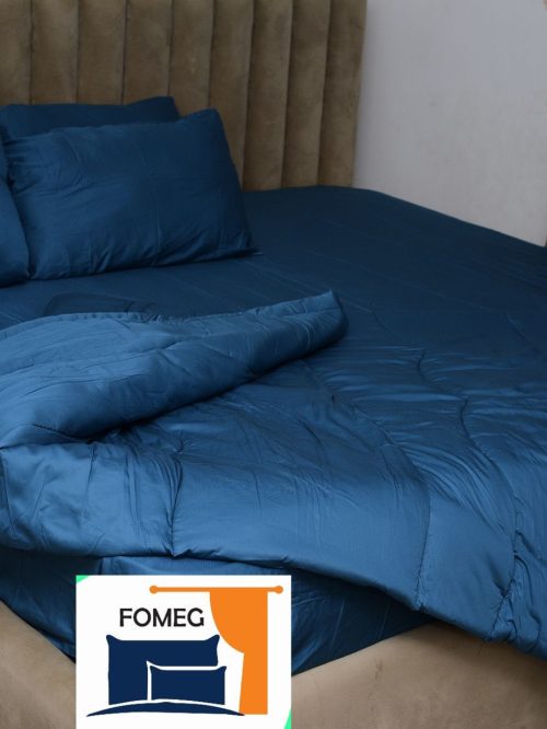 Fayrouz Colour Bedsheet, Duvet and Four (4) Pillows